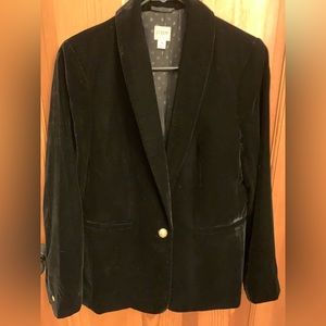 J.Crew Factory velvet blazer